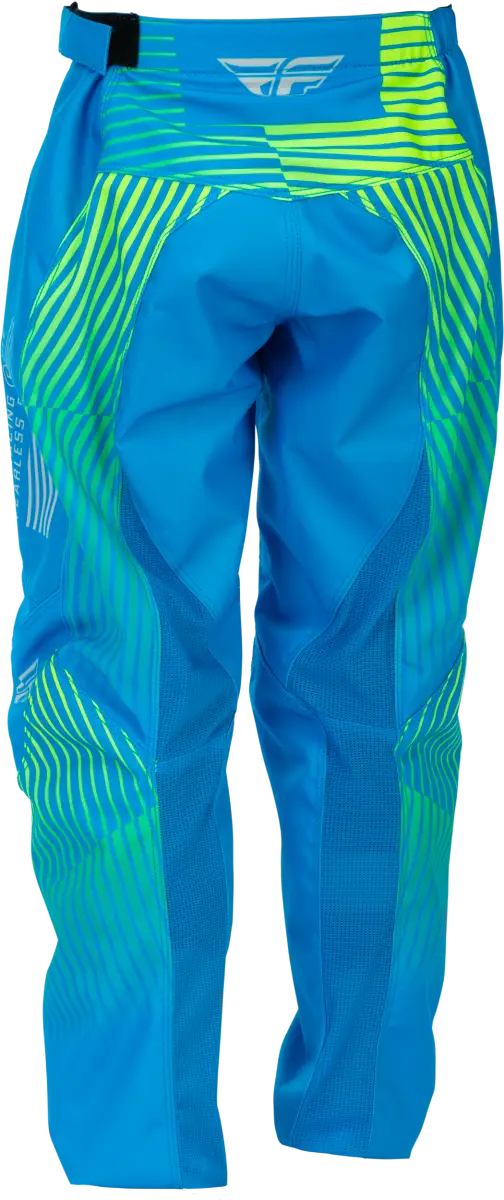 Youth F 16 Pants Blue/Hi Vis Sz 26 - FLY RACING