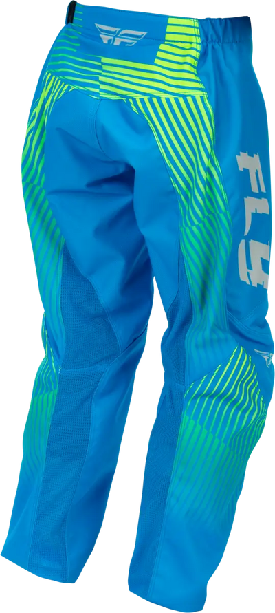 Youth F 16 Pants Blue/Hi Vis Sz 20 - FLY RACING
