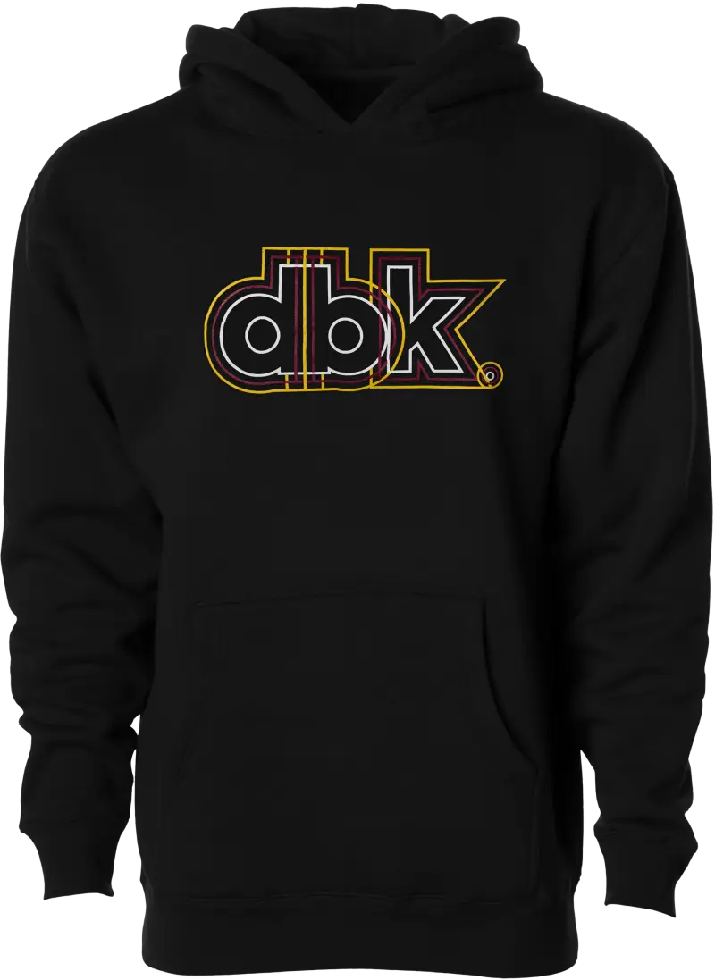 Lined Up Youth Hoodie Black Ys - DBK