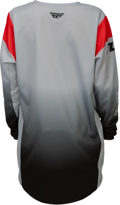 Youth Kinetic Dbk Jersey Grey/Black/Red Ym - FLY RACING