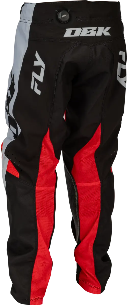 Youth Kinetic Dbk Pants Grey/Black/Red Sz 26 - FLY RACING