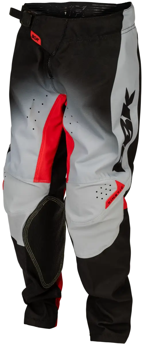 Youth Kinetic Dbk Pants Grey/Black/Red Sz 26 - FLY RACING