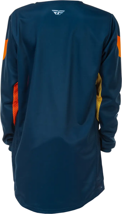 Youth Kinetic Jersey Navy/Orange Yxl