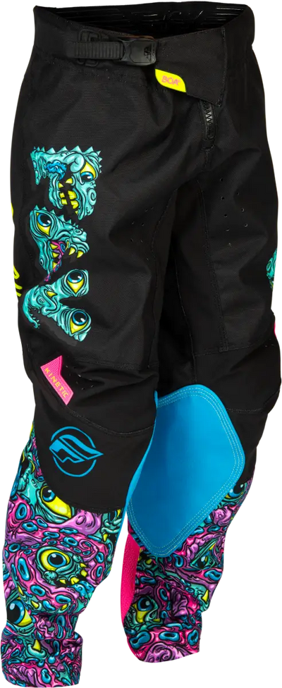 Youth Kinetic Mutant Pants Black/Multi Sz 20 - FLY RACING