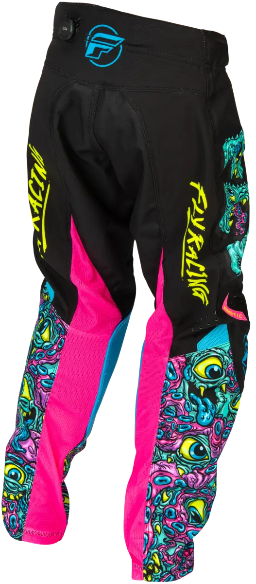 Youth Kinetic Mutant Pants Black/Multi Sz 20 - FLY RACING