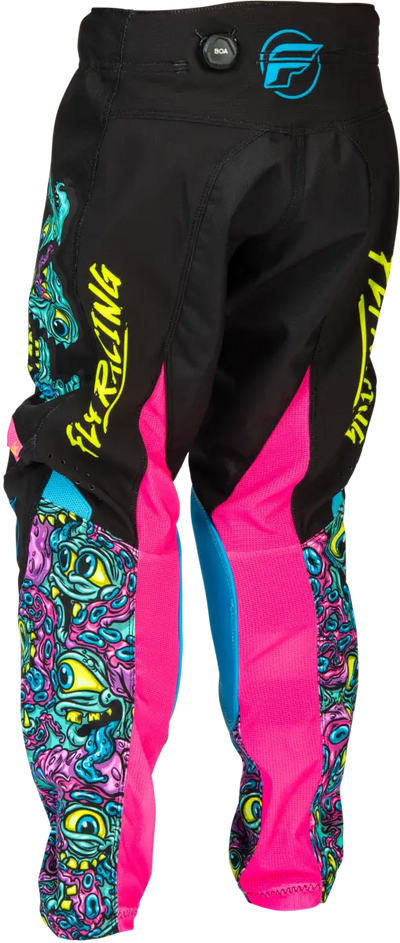 Youth Kinetic Mutant Pants Black/Multi Sz 18 - FLY RACING