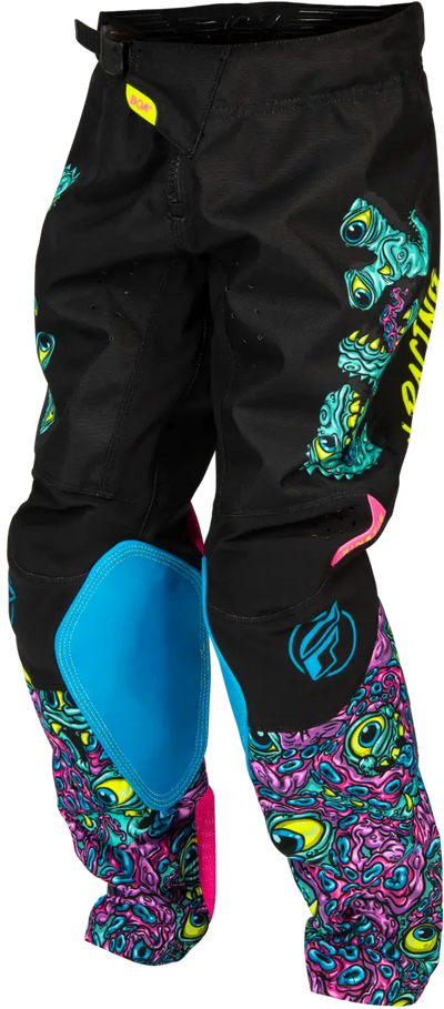 Youth Kinetic Mutant Pants Black/Multi Sz 18 - FLY RACING