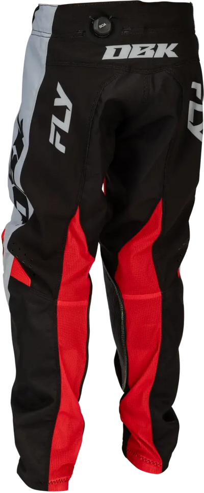 Youth Kinetic Dbk Pants Grey/Black/Red Sz 20 - FLY RACING