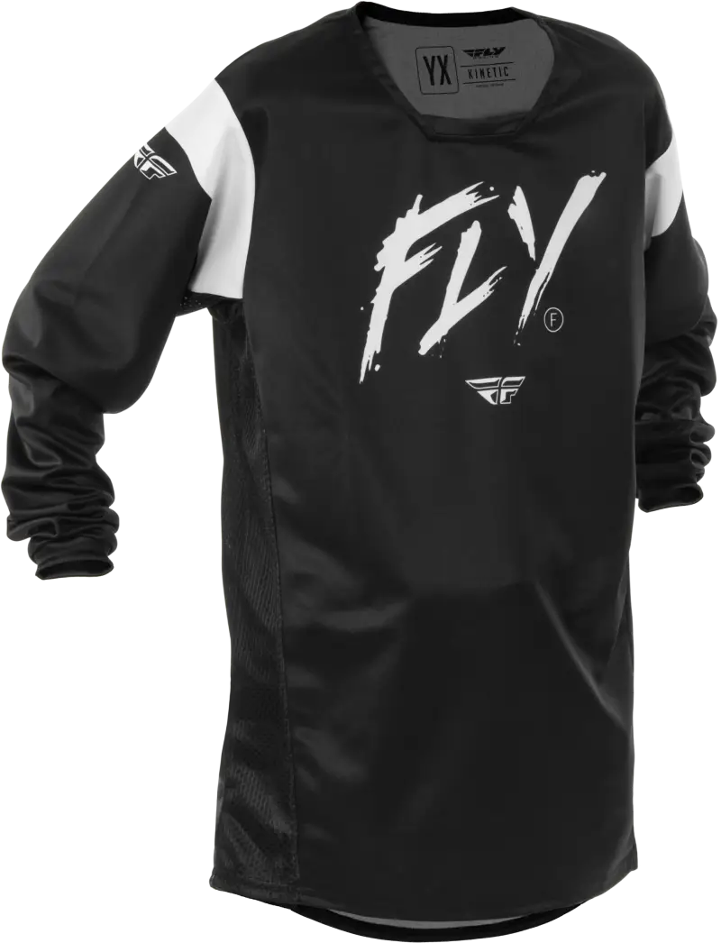 Youth Kinetic Stoke Jersey Black/White Yl