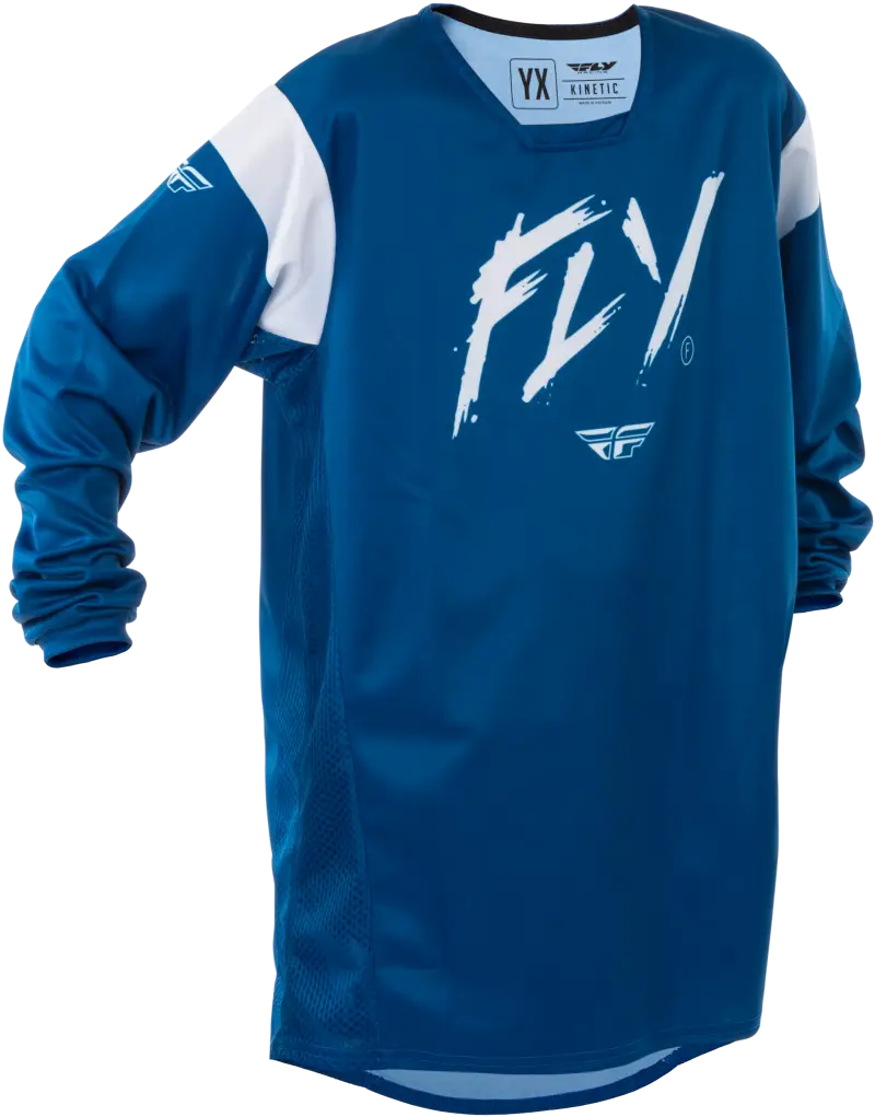 Youth Kinetic Stoke Jersey Navy/White Yl