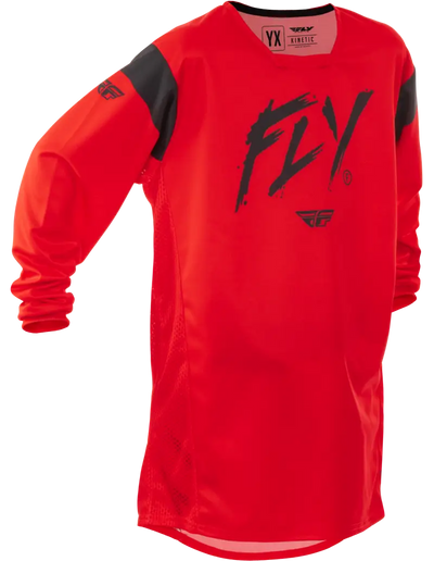 Youth Kinetic Stoke Jersey Red/Black Yl
