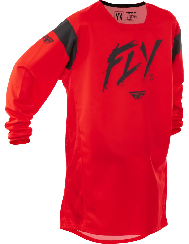 Youth Kinetic Stoke Jersey Red/Black Ym