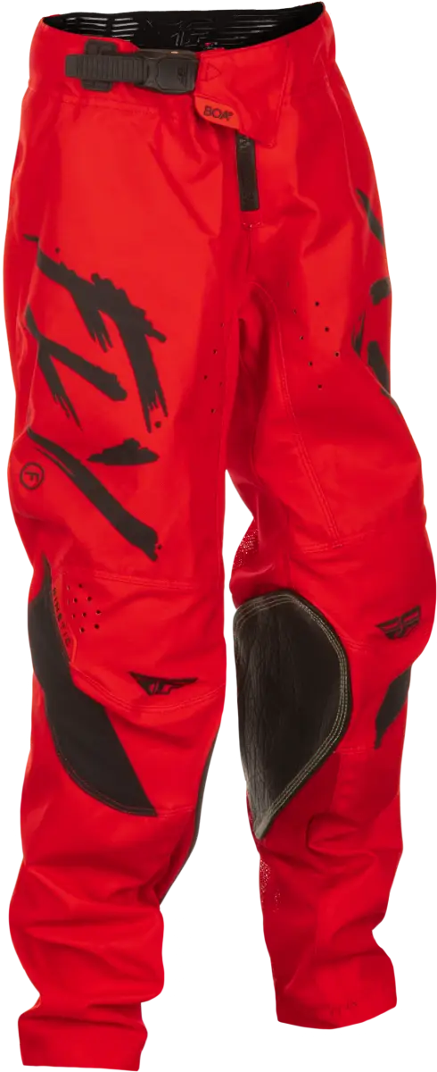 Youth Kinetic Stoke Pants Red/Black Sz 26