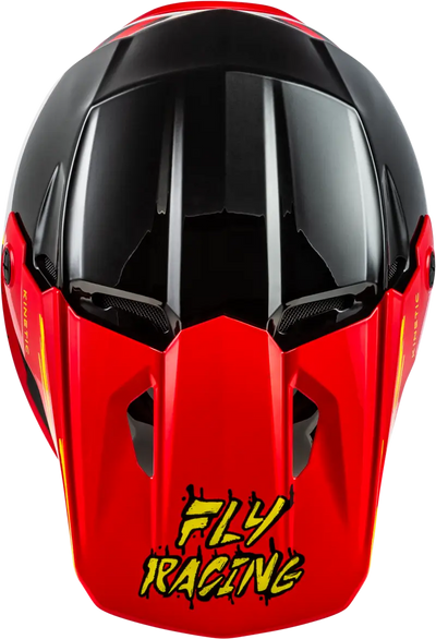 Youth Kinetic Surge Helmet Black/Red/Yellow Ym - FLY RACING