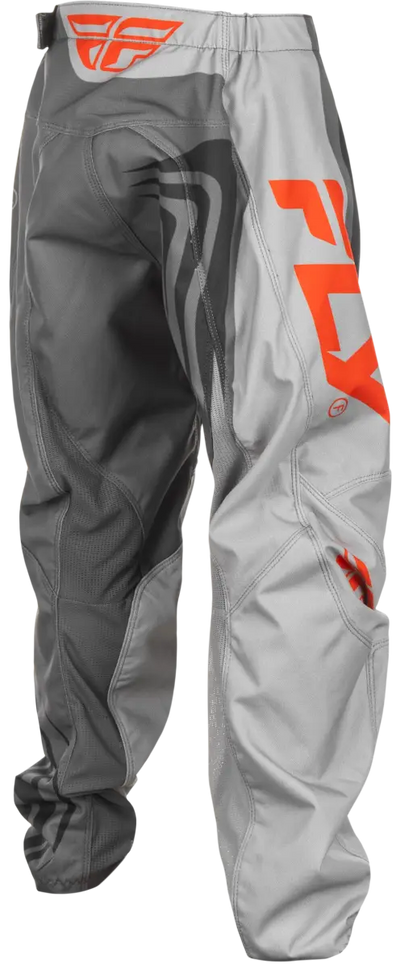 Youth F 16 Pants Grey/Orange Sz 24 - FLY RACING