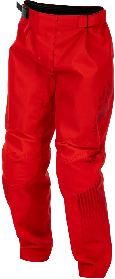 Youth F 16 Pants Red Sz 24 - FLY RACING
