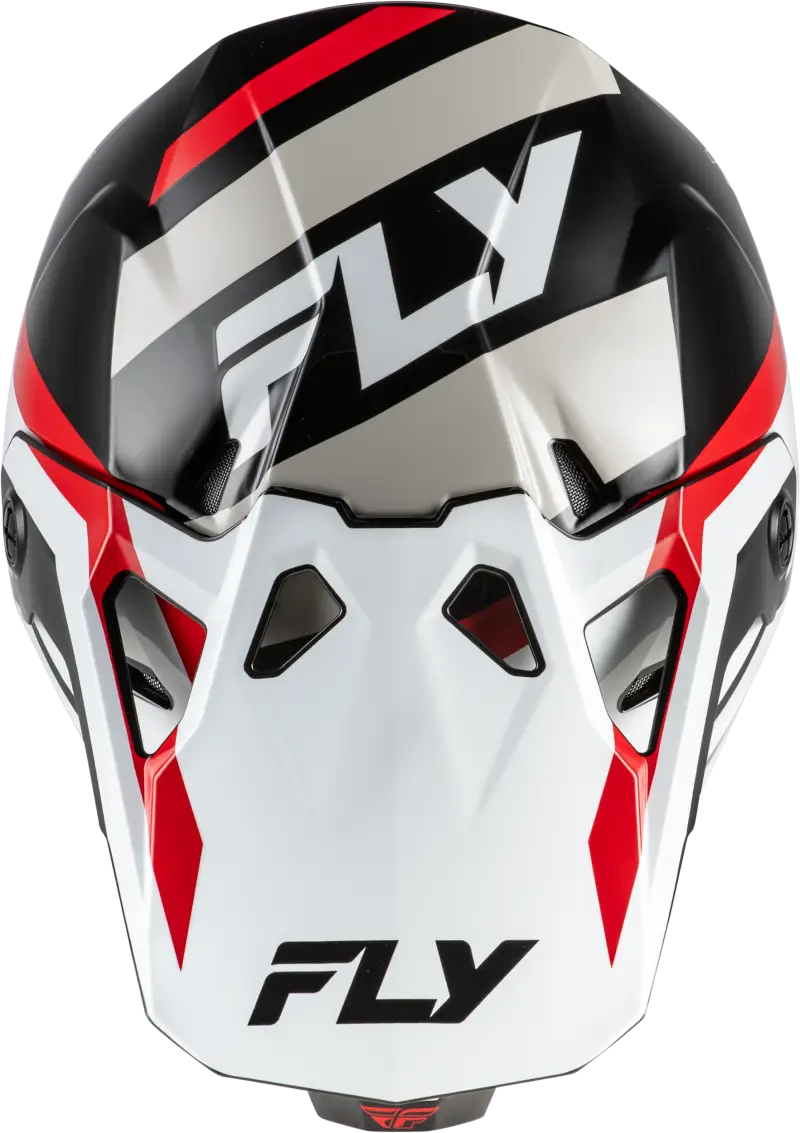 Youth Formula Cp Seal Helmet White/Black/Red Yl - FLY RACING