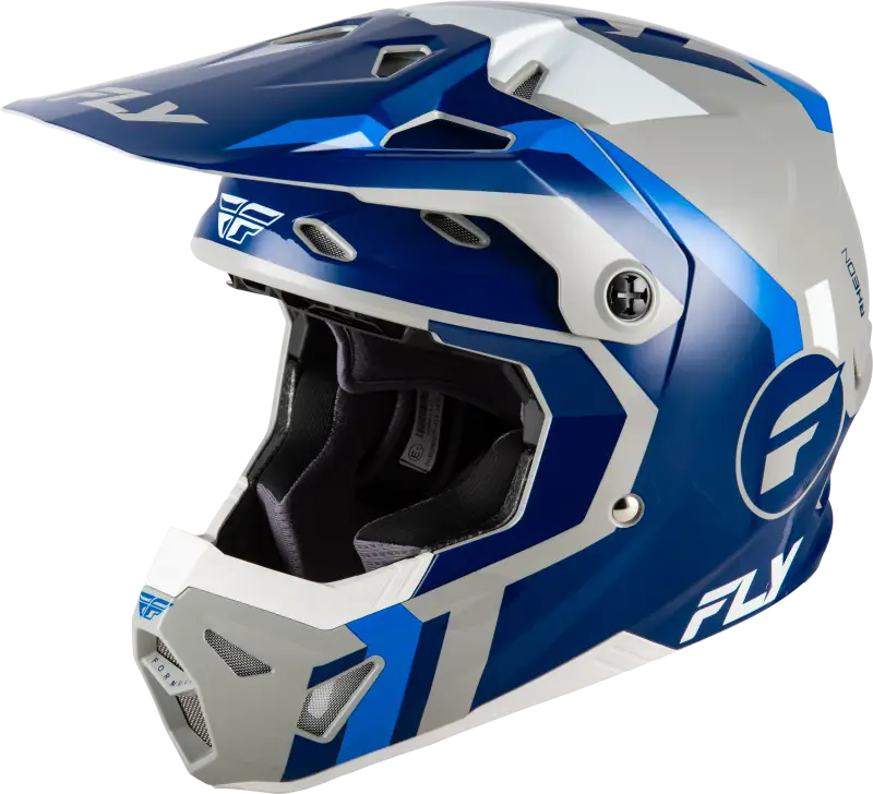 Youth Formula Cp Seal Helmet Navy/Blue/Grey Yl - FLY RACING