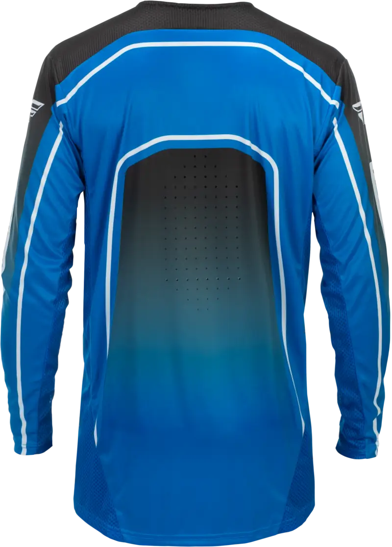 Youth Rayce Bicycle Jersey Blue/Black/White Yl - FLY RACING