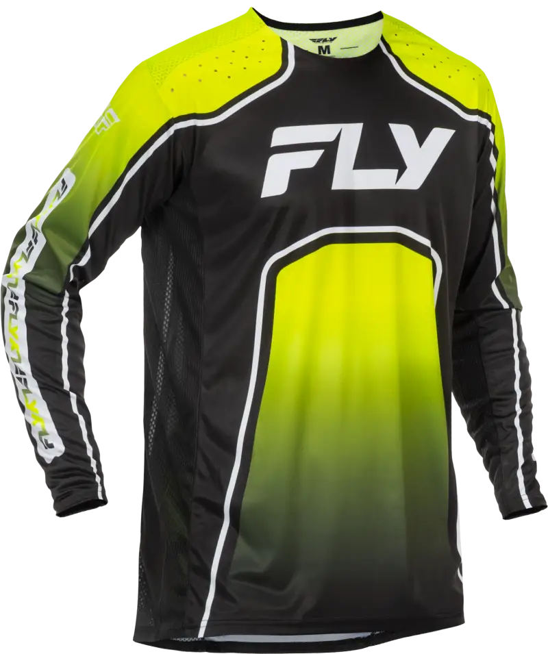 Youth Rayce Bicycle Jersey Lime/Black/White Yxl - FLY RACING