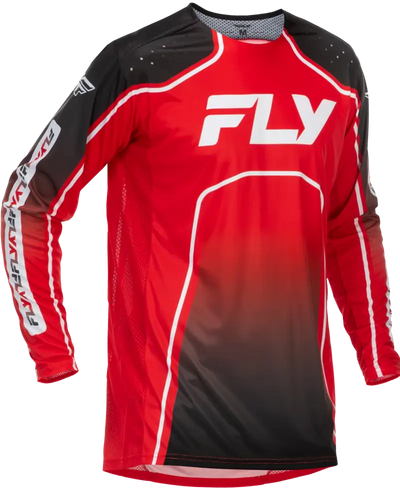 Youth Rayce Bicycle Jersey Red/Black/White Ym - FLY RACING