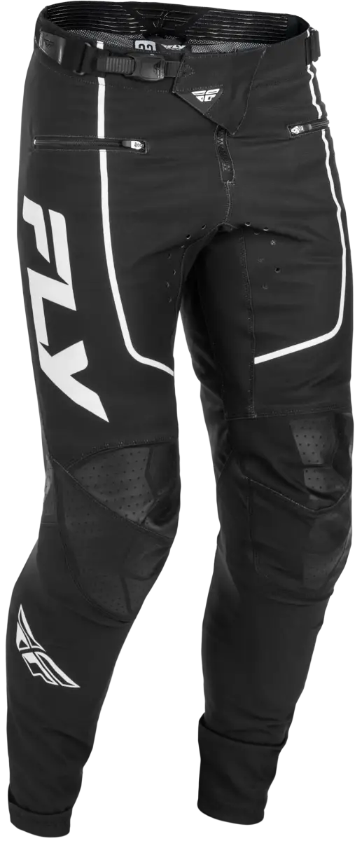 Youth Rayce Bicycle Pants Black/White Sz 18 - FLY RACING