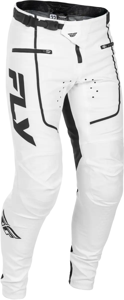 Youth Rayce Bicycle Pants White/Black Sz 18 - FLY RACING