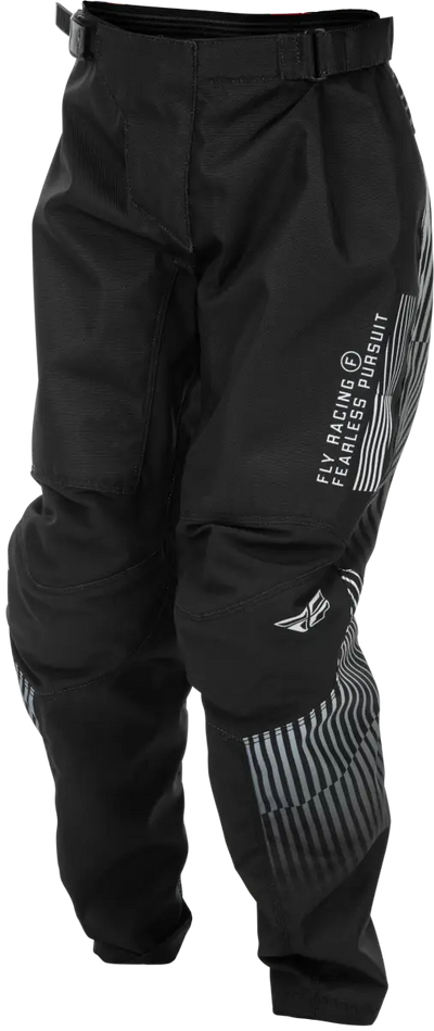 Youth F 16 Pants Black/White Sz 24 - FLY RACING