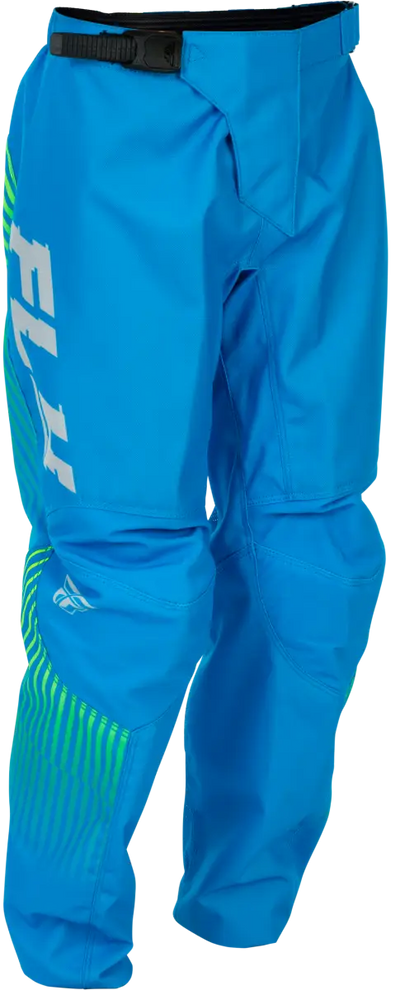 Youth F 16 Pants Blue/Hi Vis Sz 24 - FLY RACING
