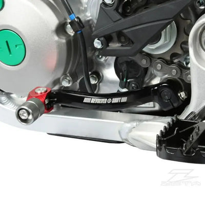 Zeta ZE90-3012 Revolver Shift Levers Red Hon