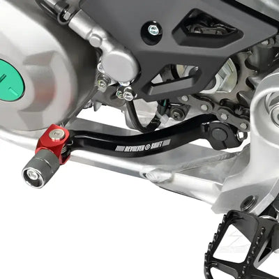 Motorcycle shift lever from Zeta ZE90-3306 Revolver Shift Levers Blue Yam line