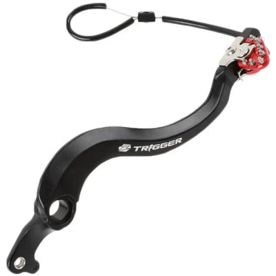 Zeta ZE90-7022 Trigger Brake Pedal Red Hon - Foot Controls