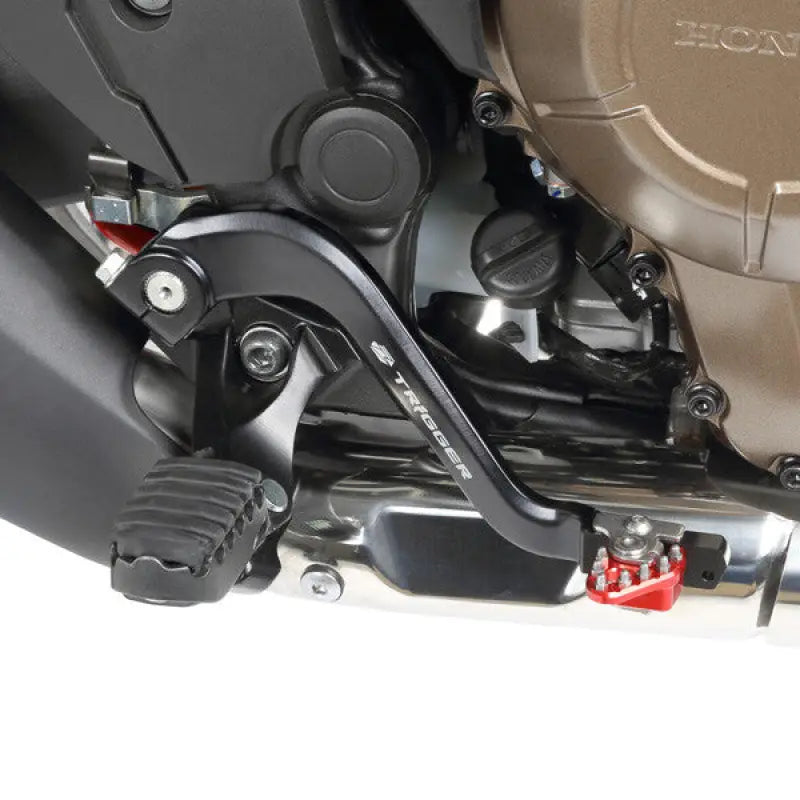 Motorcycle foot controls featuring trigger brake pedal for Zeta ZE90-7222 Suz