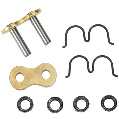 ZJ520ZVMX D.I.D Super Street 520Zvmx Rivet Master Link Natural - Chains