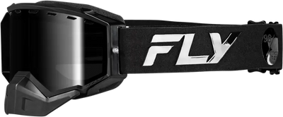 Zone Elite Snw Goggle Blk/Blk W/Blk Mir/Plrzd Smoke Lens - FLY RACING