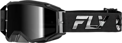 Zone Pro Goggle Black/Black W/ Black Mirror/Smoke Lens - FLY RACING