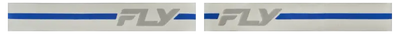 Zone Pro Goggle Grey/Blue W/ Blue Mirror/Smoke Lens - FLY RACING