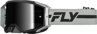 Zone Pro Goggle Grey/Black W/ Black Mirror/Smoke Lens - FLY RACING