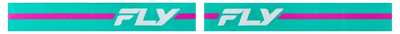 Zone Pro Goggle Teal/Purple W/ Black Mirror/Smoke Lens - FLY RACING