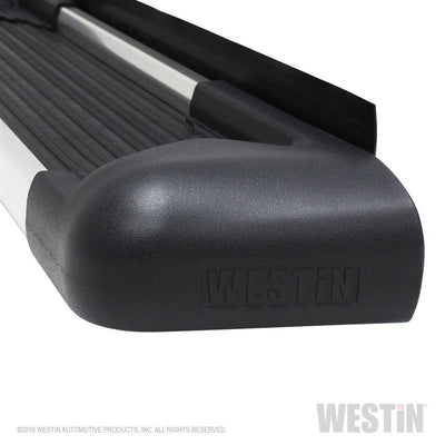 Running Board Polished; Aluminum; With LED End Caps; Mounting Bracket Required; 74.25 Inch Length